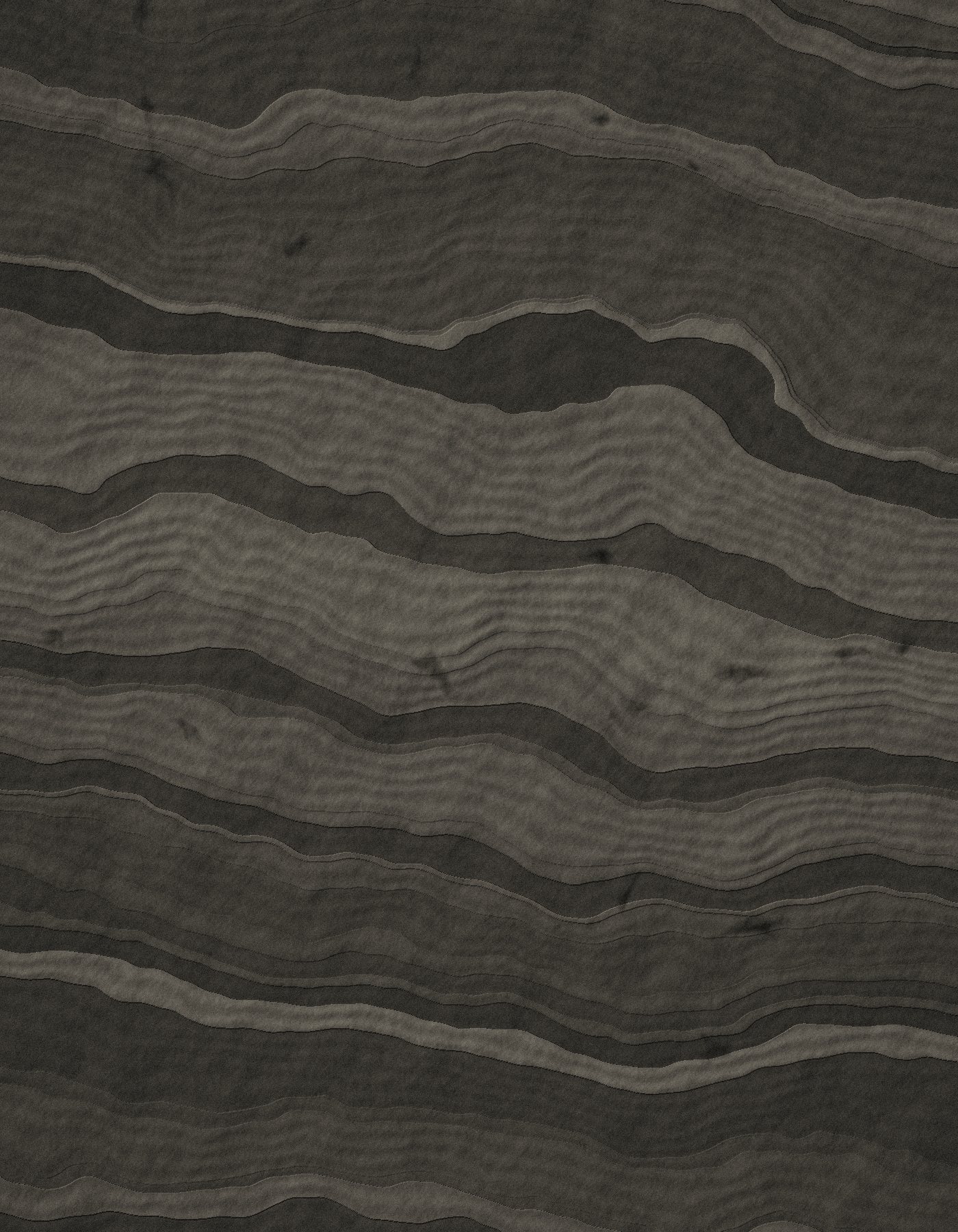 Layered sedimentary rock face